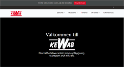 Desktop Screenshot of kewab.se